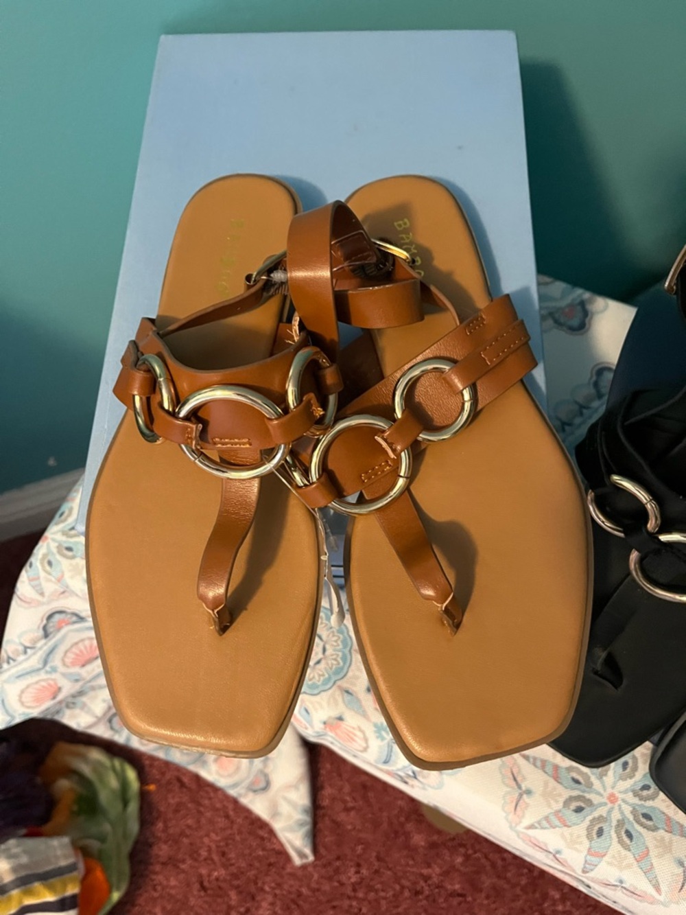 BUNDLE OF 2 FLAT SANDALS SIZE 7 NWT